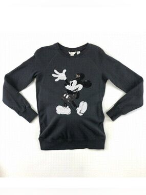 MICKEY Mouse Sequin Maternity Sweatshirt Small